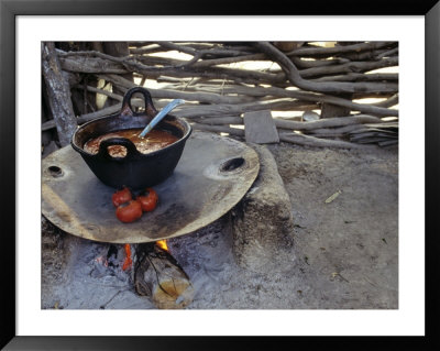 Beans And Tomoatoes Cook Over A Fiel, Yucatan, Mexico by Kenneth Garrett Pricing Limited Edition Print image