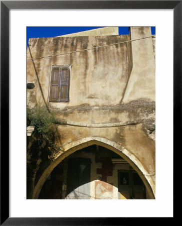 Detail Of An Old House, Rethymno (Rethymnon), Island Of Crete, Greece, Mediterranean by Marco Simoni Pricing Limited Edition Print image