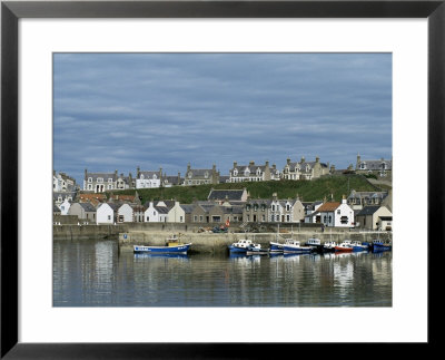 Fishing Boats With Creels At Anchor In Harbour At Findochty, Grampian, Scotland by Lousie Murray Pricing Limited Edition Print image