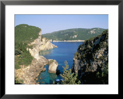 Paleokastritsa, Corfu, Greek Islands, Greece, Mediterranean by Hans Peter Merten Pricing Limited Edition Print image