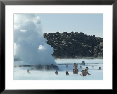 Blue Lagoon (Mineral Baths), Near Keflavik, Iceland, Polar Regions by Ethel Davies Pricing Limited Edition Print image