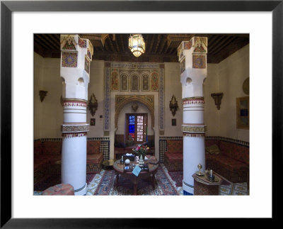 Maison Mnabha Riad (Small Local Hotel), Marrakech, Morocco, North Africa, Africa by Ethel Davies Pricing Limited Edition Print image