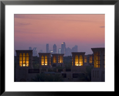 Al Qasr Hotel At Dusk, Dubai, United Arab Emirates, Middle East by Charles Bowman Pricing Limited Edition Print image