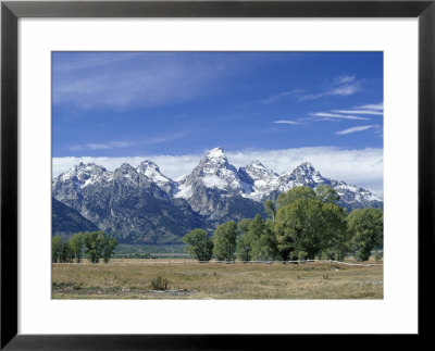 Teton Mountain Range, Grand Teton National Park, Wyoming, Usa by Jean Brooks Pricing Limited Edition Print image