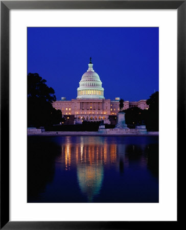 The Capitol At Dusk, Washington Dc, Usa by Richard I'anson Pricing Limited Edition Print image