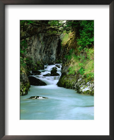 Glacial Stream Through Rocky Walls, Torres Del Paine National Park, Chile by Brent Winebrenner Pricing Limited Edition Print image