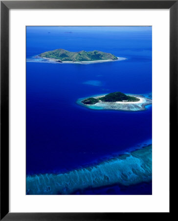 Aerial Of Matamanoa Island Resort, Matamanoa, Fiji by David Wall Pricing Limited Edition Print image