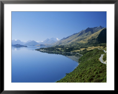 Northern Tip Of Lake Wakatipu At Glenorchy, South Island, New Zealand by Robert Francis Pricing Limited Edition Print image