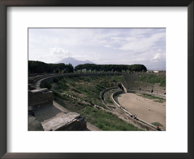 Amphitheatre, Pompeii, Unesco World Heritage Site, Campania, Italy by Christina Gascoigne Pricing Limited Edition Print image