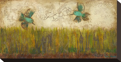 Hummingbirds In Tall Grass I by Anne Hempel Pricing Limited Edition Print image