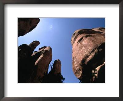 Rock Formations In Fiery Furnace Area, Arches National Park, Utah, Usa by Mark Newman Pricing Limited Edition Print image