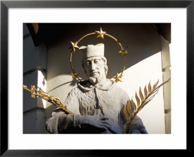 Statue Of Czech St. John Of Nepomuk, Trnava, Slovakia by Richard Nebesky Pricing Limited Edition Print image