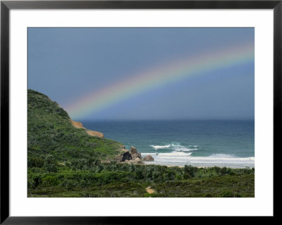 A Rainbow Stretches Over The Queensland Coast by George Grall Pricing Limited Edition Print image