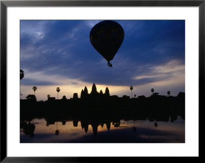 Hot Air Balloon Over Angkor Wat, Angkor, Cambodia by Frank Carter Pricing Limited Edition Print image