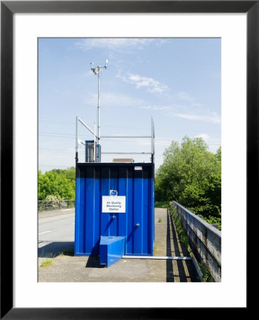 Air Quality Monitoring Station Above The M42, England by Martin Page Pricing Limited Edition Print image