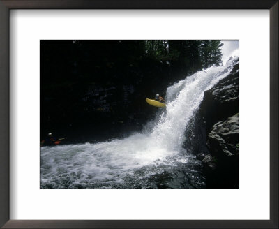 Kayaker Running The Dead Zone, Colorado, Usa by Mike Tittel Pricing Limited Edition Print image