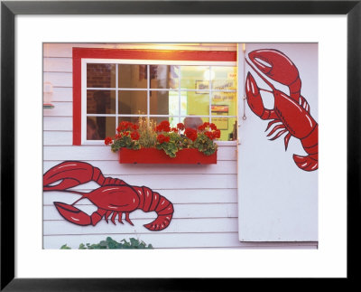Lobster Sign, Pound And Restaurant, Mt. Desert Island, Maine, Usa by Walter Bibikow Pricing Limited Edition Print image