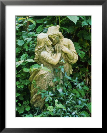 Statue Of Lovers Amongst Hedera Helix (Ivy) Old Chalk Pit by Sunniva Harte Pricing Limited Edition Print image