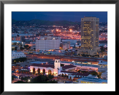 View Of Downtown And Union Station From Los Angeles City Hall, Los Angeles, California, Usa by Walter Bibikow Pricing Limited Edition Print image
