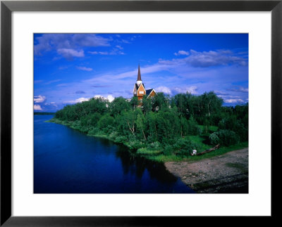 Sweden's Northernmost Church, Karesuando, Lappland, Norrland, Sweden by Cornwallis Graeme Pricing Limited Edition Print image