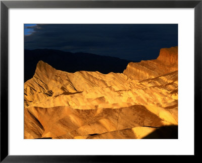 Dawn Light Over Zabriskie Point Yellow-Tinted Rock Formation, Death Valley National Park, U.S.A. by Ruth Eastham Pricing Limited Edition Print image