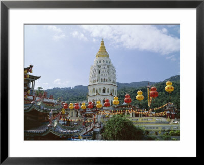 Ban Po Tha Pagoda (Ten Thousand Buddhas), Kek Lok Si Temple, Penang, Malaysia, Asia by Fraser Hall Pricing Limited Edition Print image