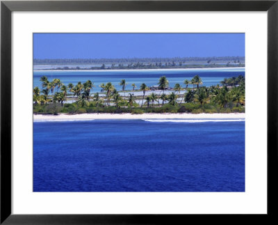 Aerial View Of Christmas Island, Kiribati by Ken Gillham Pricing Limited Edition Print image