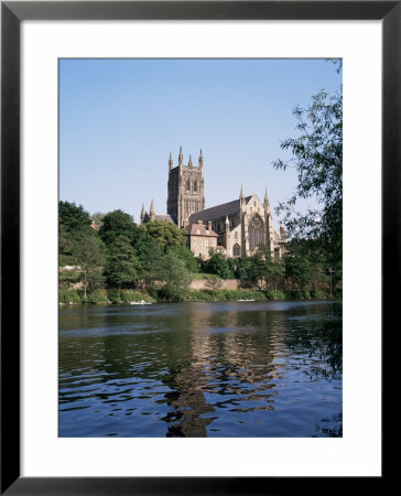 Worcester Cathedral And The River Severn, Worcester, Hereford And Worcester, England by Philip Craven Pricing Limited Edition Print image