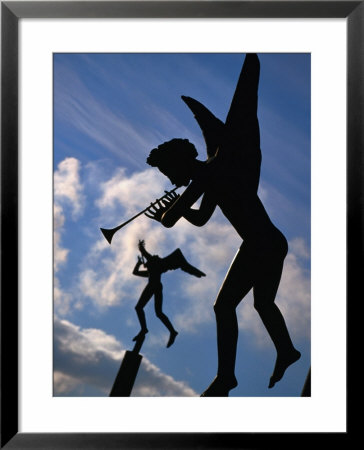 Angel Statues In Millesgarden, Stockholm, Sweden by Jonathan Smith Pricing Limited Edition Print image