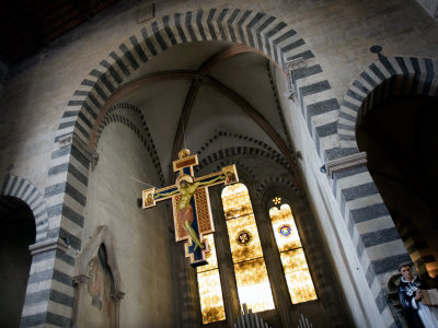 San Domenico Crucifix Painted By Cimabue, Arezzo, Tuscany, Italy by Robert Eighmie Pricing Limited Edition Print image