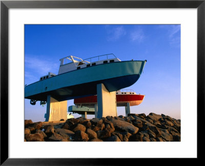 Boat Sculpture Along Corniche, Jiddah, Saudi Arabia by Chris Mellor Pricing Limited Edition Print image