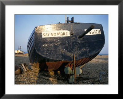 Fishing Boat On The Beach, Aldeburgh, Suffolk, England, United Kingdom by Brigitte Bott Pricing Limited Edition Print image