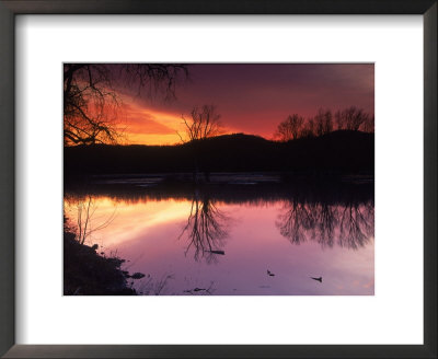 Sunset Over The Mississippi River, Wi by Stephen Gassman Pricing Limited Edition Print image