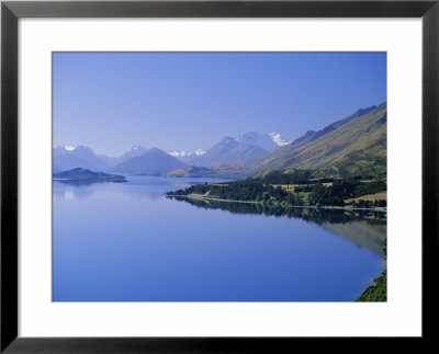 Northern Tip Of Lake Wakatipu At Glenorchy And Mt. Earnslaw, South Island, New Zealand by Robert Francis Pricing Limited Edition Print image