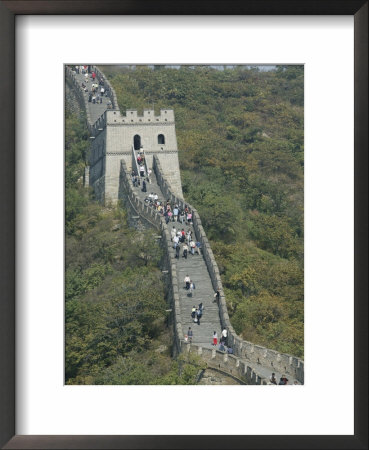 The Great Wall At Mutianyu, Unesco World Heritage Site, Near Beijing, China by Angelo Cavalli Pricing Limited Edition Print image