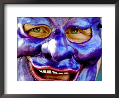 Mask At New Orleans Mardi Gras Parade, New Orleans, Louisiana by Ray Laskowitz Pricing Limited Edition Print image