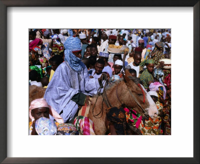 Regiment On Horseback During Durbar Festival Of Kano, Kano, Nigeria by Jane Sweeney Pricing Limited Edition Print image