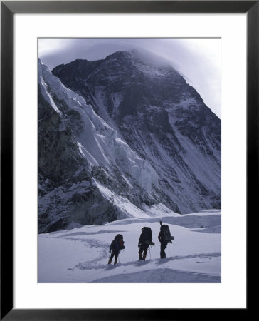 Climbing Towards Mountain Halo, Everest by Michael Brown Pricing Limited Edition Print image