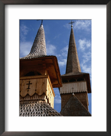 Greco-Catholic Dragomiresti Church Spires, Dragomiresti, Vaslui, Romania, by Diana Mayfield Pricing Limited Edition Print image