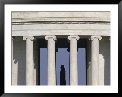 Silhouette Of The Jefferson Memorial, Washington, D.C. by Kenneth Garrett Pricing Limited Edition Print image