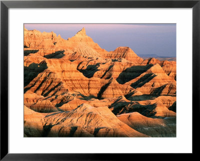 Mountains From Badlands Loop Road At Sunset, Badlands National Park, South Dakota by David Tomlinson Pricing Limited Edition Print image