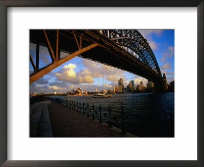 Opera House And Harbour Underneath Bridge, Sydney, Australia by Chris Mellor Pricing Limited Edition Print image