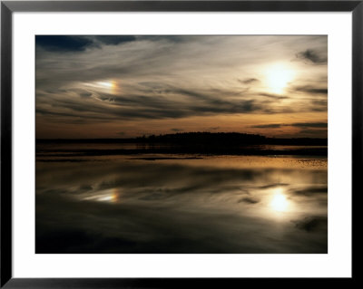 Sunlight Reflects Off Lake Water by George Grall Pricing Limited Edition Print image