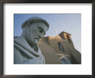 View Of A Statue At The 18Th-Century San Francisco De Asis Mission by Stacy Gold Pricing Limited Edition Print image