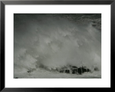 Immense Wave Crashes Onto A Rock Shelf With Destructive Force, Australia by Jason Edwards Pricing Limited Edition Print image