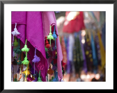 Kerchief, The Souqs Of Marrakech, Marrakech, Morocco by Walter Bibikow Pricing Limited Edition Print image