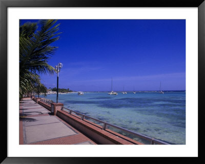 Sidewalk By Beach, Sainte Anne by Bill Bachmann Pricing Limited Edition Print image