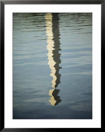 The Washington Monument Reflected In The Wind-Rippled Surface Of The Tidal Basin by Stephen St. John Pricing Limited Edition Print image