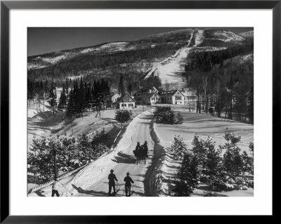 Ski Resort On Mont Tremblant In The Province Of Quebec by Alfred Eisenstaedt Pricing Limited Edition Print image