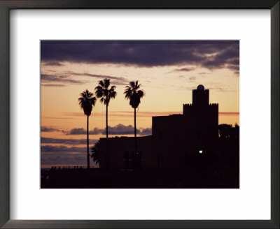 Castle Bil Bil Museum In Silhouette At Sunset, Benalmadena, Costa Del Sol, Andalucia, Spain by Tom Teegan Pricing Limited Edition Print image